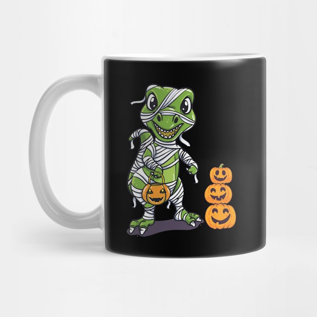 Funny Happy Halloween T-Rex graphic - perfect gift by Pummli